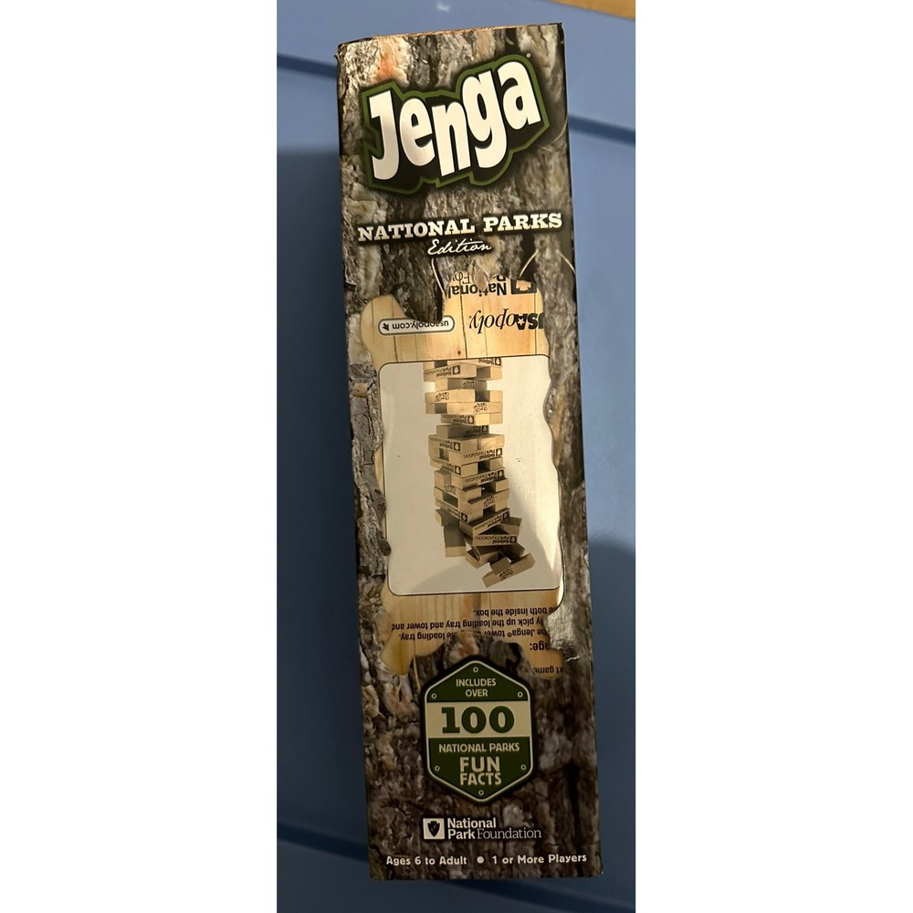 Hasbro Jenga - National Parks Edition: Explore the Great Outdoors! New